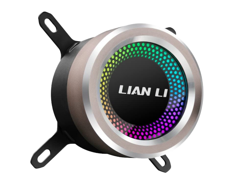LIAN LI Galahad 360, 360mm RGB water/liquid CPU Cooler White - image 4