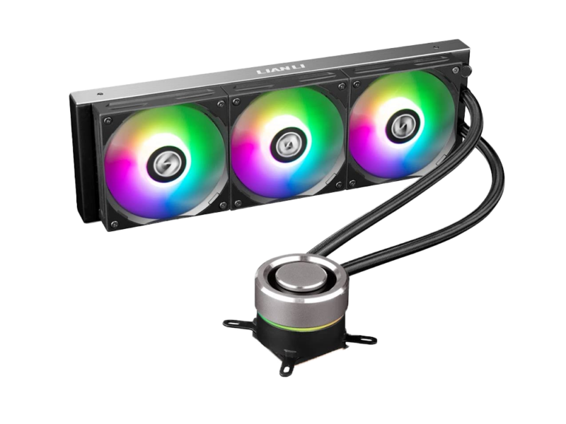 LIAN LI Galahad 360, 360mm RGB water/liquid CPU Cooler Black