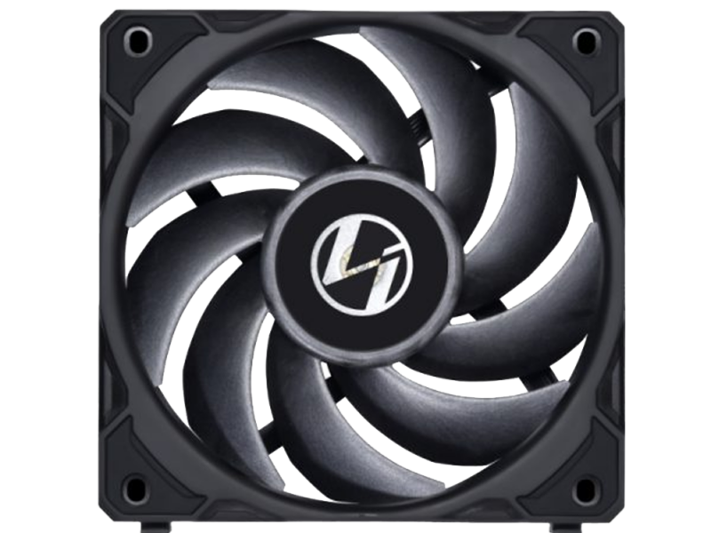 Lian Li Uni Fan P28 Single, PWM 120mm, 2600RPM, No Controller, (1pcs) Black Color