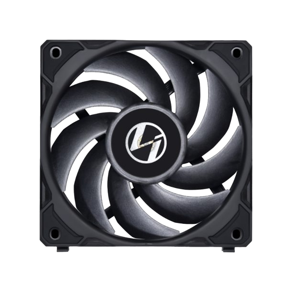 Lian Li Uni Fan P28 Single, PWM 120mm, 2600RPM, No Controller, (1pcs) Black Color