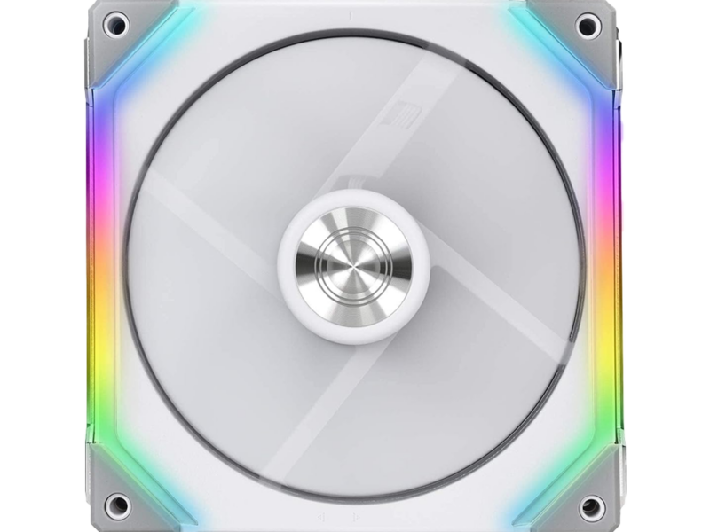 Lian Li Uni Fan SL 140 Double, aRGB PWM 140mm, 1900RPM, with Controller, (2pcs) White Color - image 2