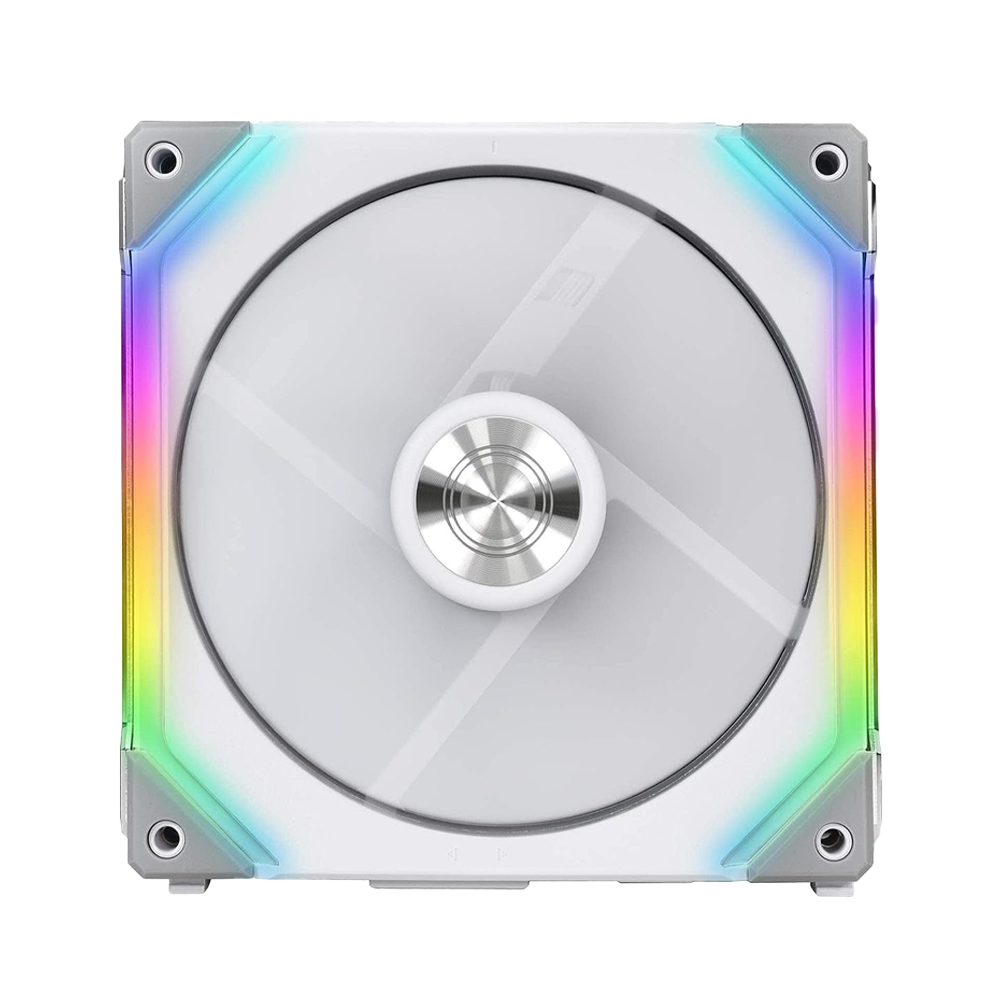 Lian Li Uni Fan SL 140 Double, aRGB PWM 140mm, 1900RPM, with Controller, (2pcs) White Color - Image 2