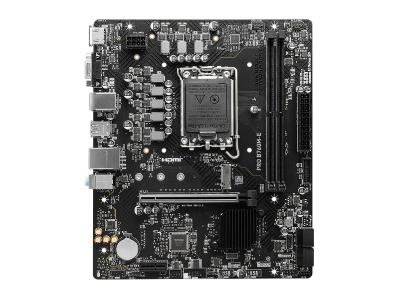 MSI Pro B760M-E, DDR5, 14th Gen Motherboard - image 2