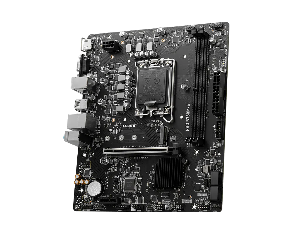 MSI Pro B760M-E, DDR5, 14th Gen Motherboard - Image 4