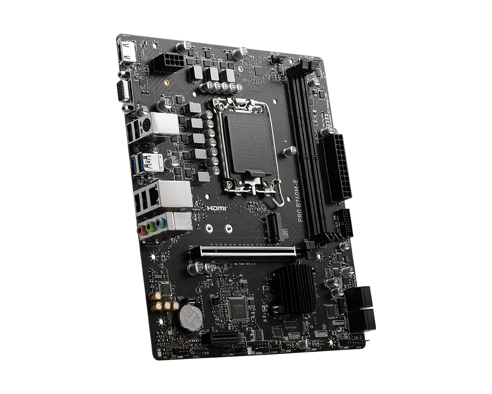 MSI Pro B760M-E, DDR5, 14th Gen Motherboard - Image 3