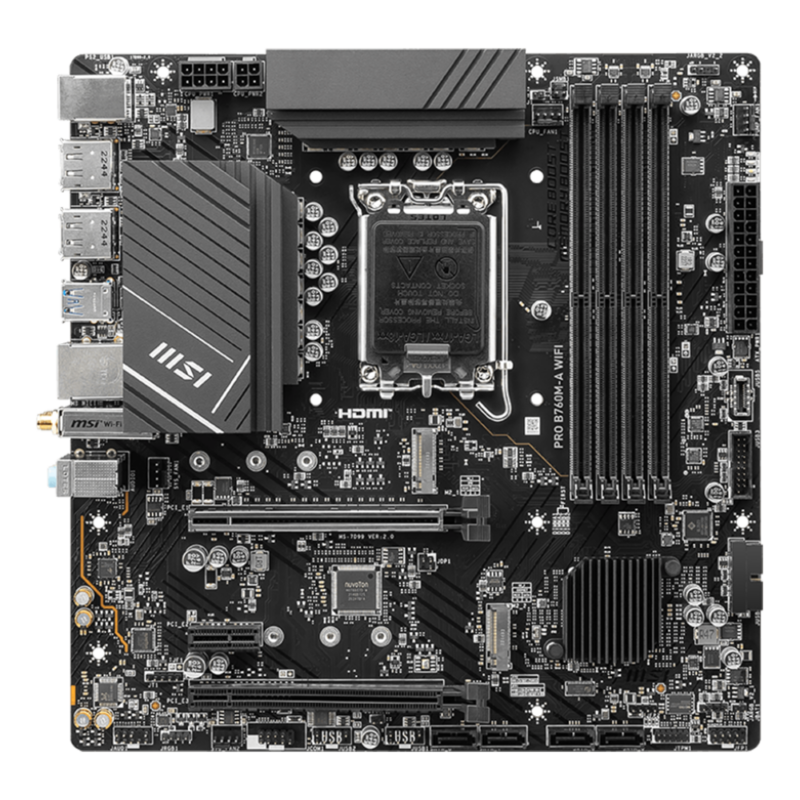 MSI Pro B760M-A WIFI, DDR5, 13th Gen Motherboard - Image 5