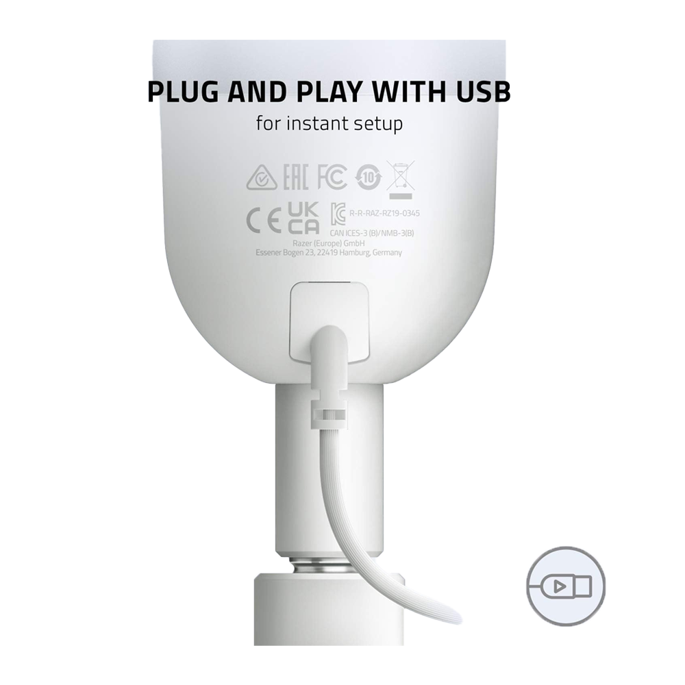 Razer Seiren Mini Microphone White 4