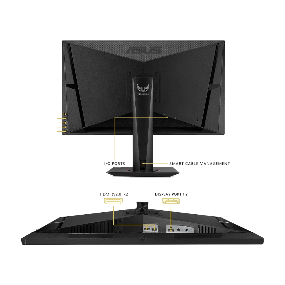 27 Asus TUF Gaming LED VG27AQ - Back