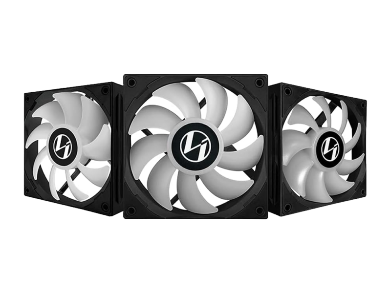 Lian Li Uni Fan ST 120 Triple, aRGB PWM 120mm, 1900RPM, No Controller, (3pcs) Black Color - image 3