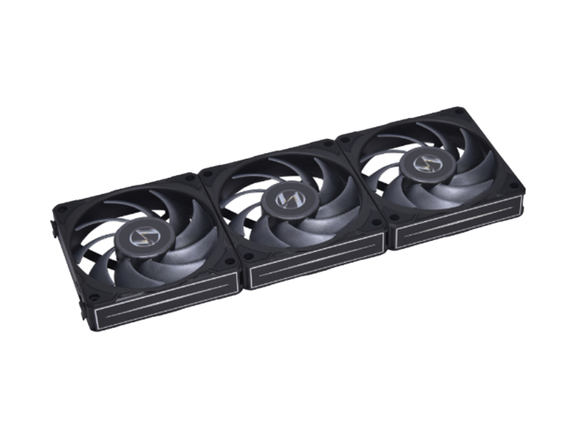 Lian Li Uni Fan P28 Triple, PWM 120mm, 2600RPM, With Controller, (3pcs) Black Color