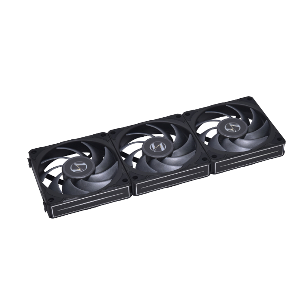Lian Li Uni Fan P28 Triple, PWM 120mm, 2600RPM, With Controller, (3pcs) Black Color