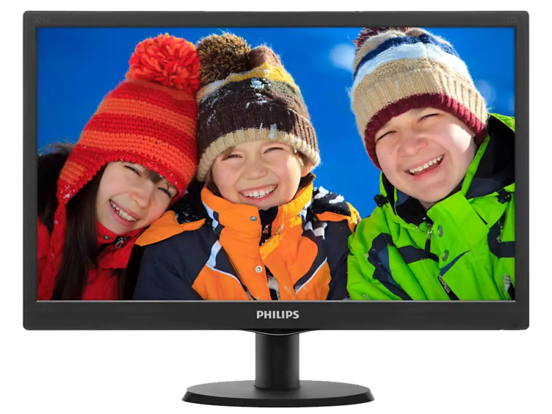 20″ Philips 203V5LHSB2 Vivid Color LED Monitor