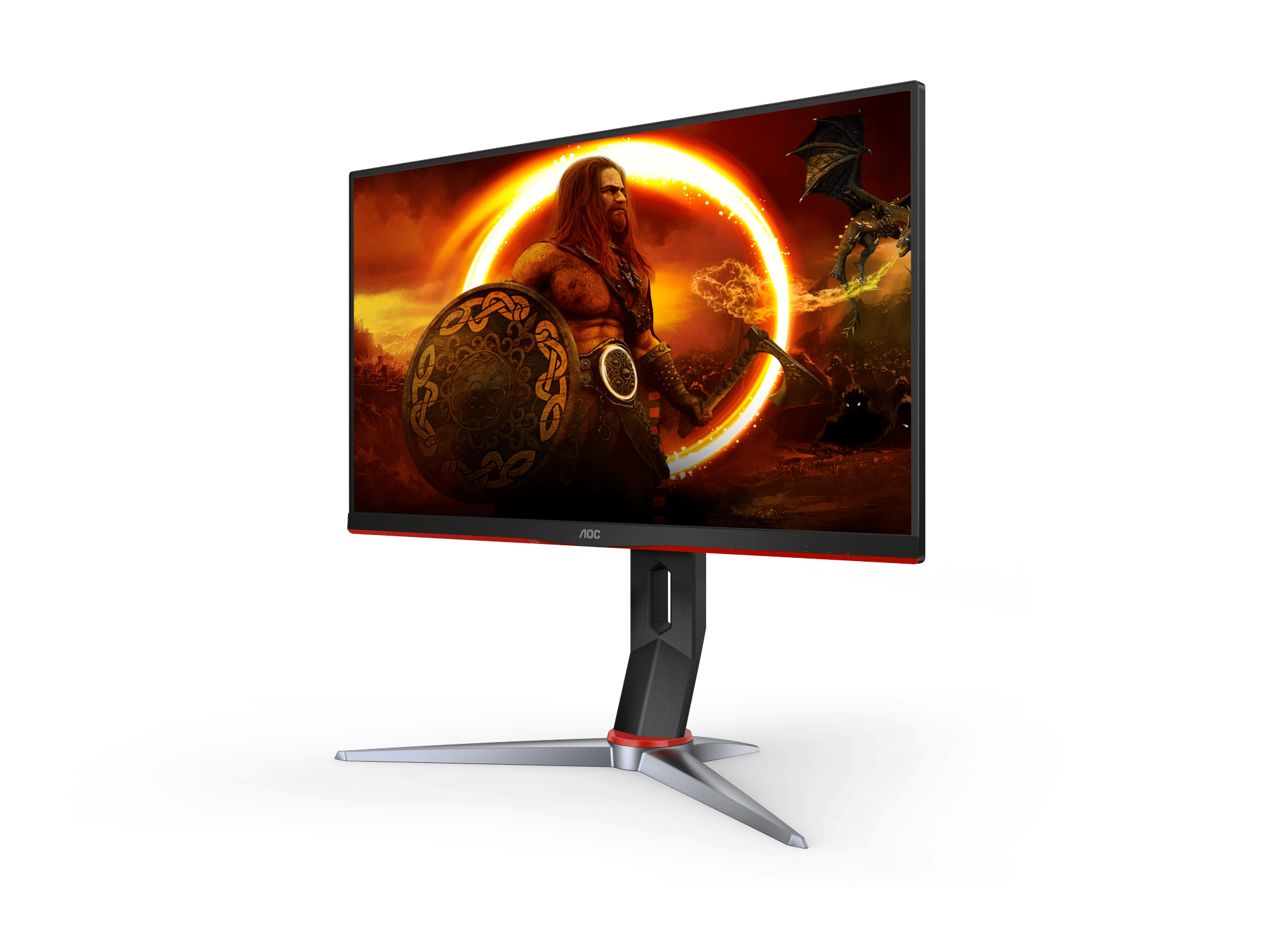 24” AOC 24G2SP Ultra Narrow Gaming Monitor - Image 3