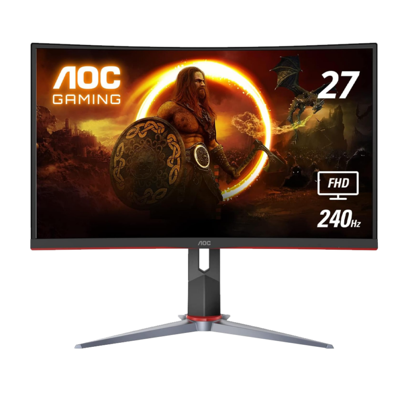 27” AOC C27G2Z2 3-Sided Curved Frameless Gaming Monitor - Image 4