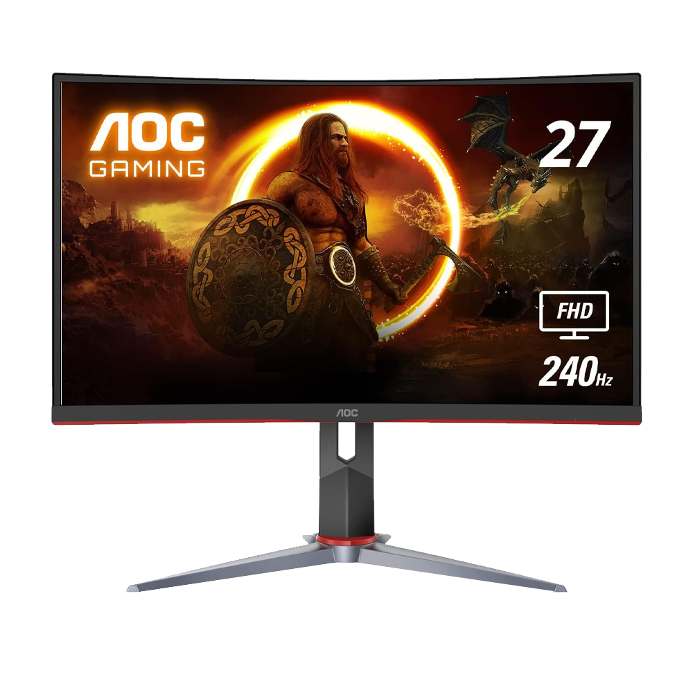 27” AOC C27G2Z2 3-Sided Curved Frameless Gaming Monitor - Image 4