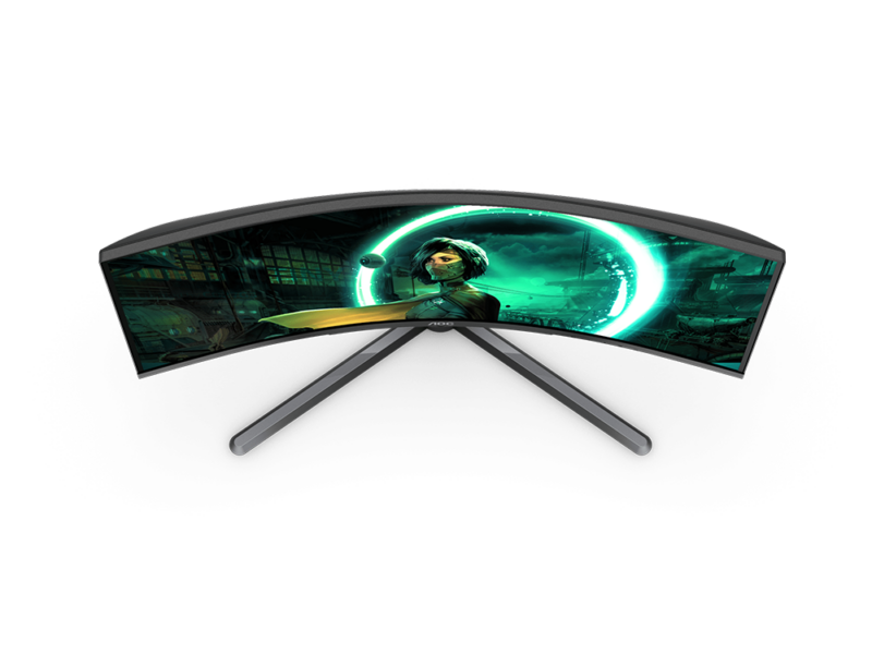 32” AOC CQ32G3SE Frameless Curved Gaming Monitor - image 5