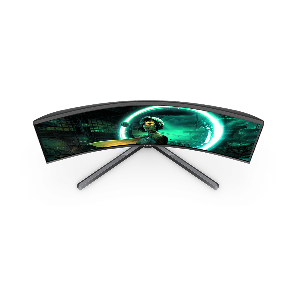 32” AOC CQ32G3SE Frameless Curved Gaming Monitor - Image 5