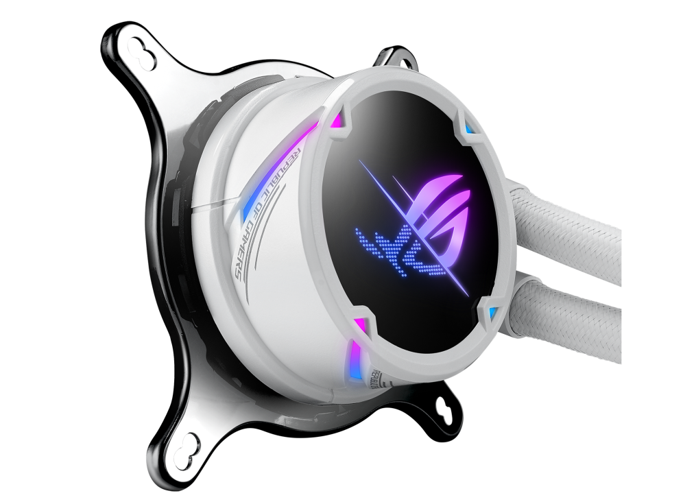 Asus ROG STRIX LC II 360 ARGB Tripple, 2500RPM, White Color - Image 3