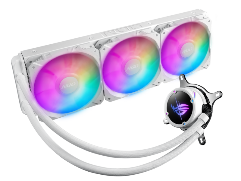 Asus ROG STRIX LC II 360 ARGB Tripple, 2500RPM, White Color