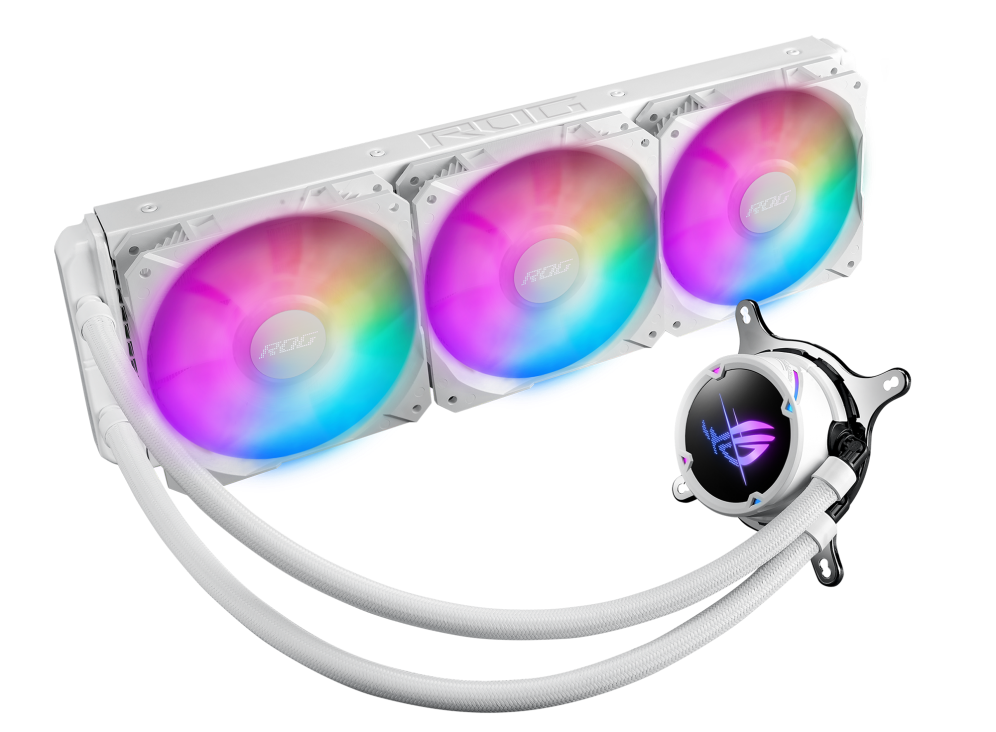 Asus ROG STRIX LC II 360 ARGB Tripple, 2500RPM, White Color