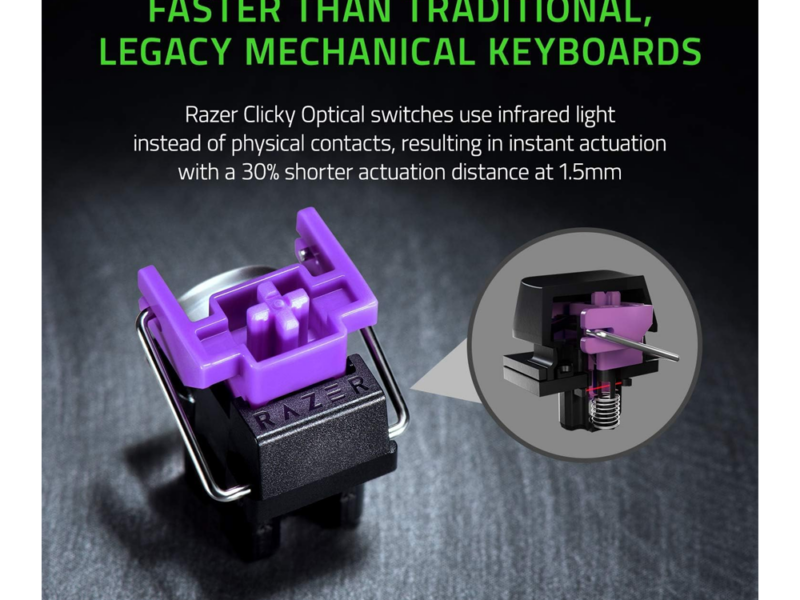 Razer Huntsman Mini 60% Mercury White Gaming Keyboard - image 2