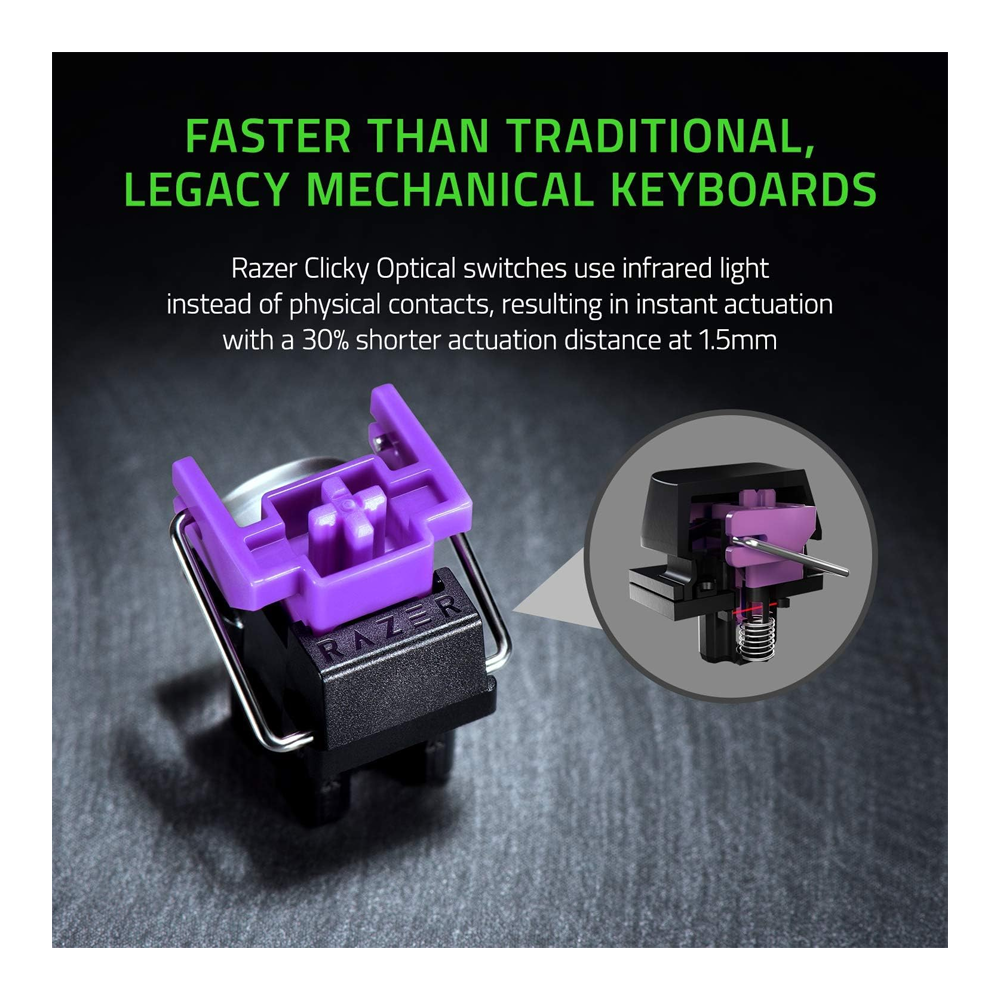 Razer Huntsman Mini 60% Mercury White Gaming Keyboard - Image 2
