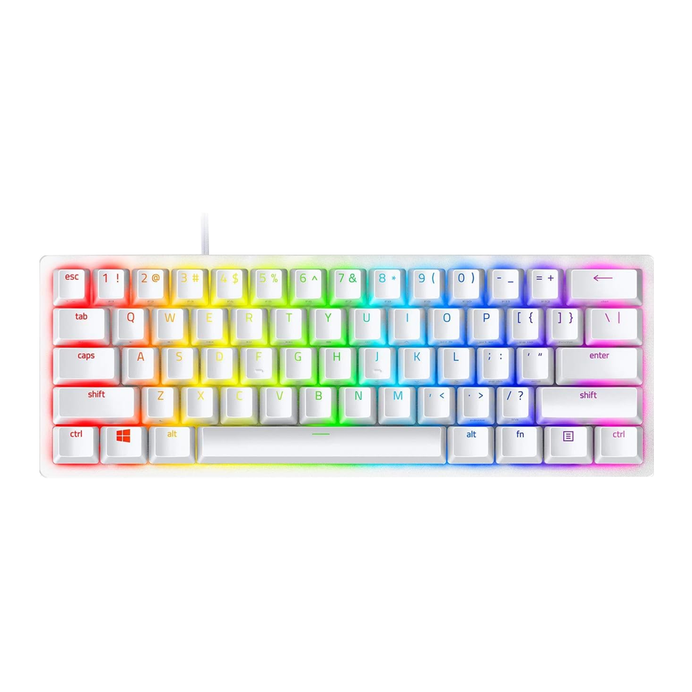 Razer Huntsman Mini 60% Mercury White Gaming Keyboard