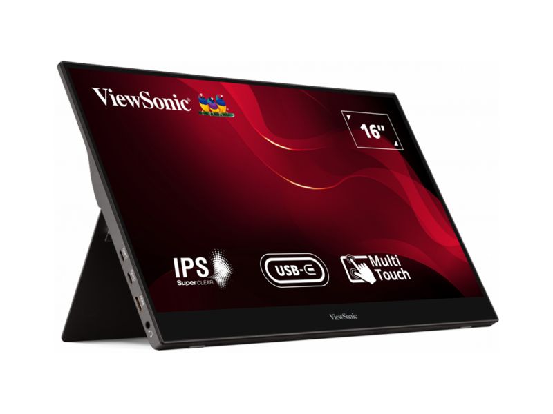 16″ Viewsonic TD1655 Touch Screen Gaming LED Monitor - image 2