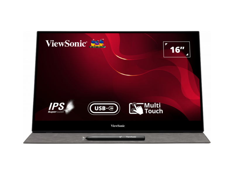16″ Viewsonic TD1655 Touch Screen Gaming LED Monitor