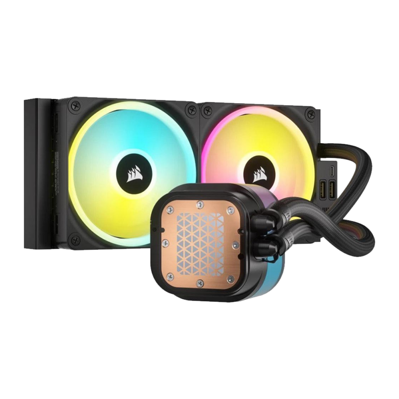 Corsair iCUE LINK H100i RGB AIO Liquid CPU Cooler - Image 3