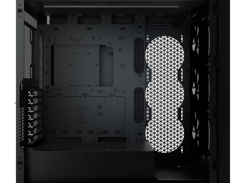 Corsair iCUE 5000X RGB Tempered Glass Mid-Tower ATX PC Smart Case – Black - image 3