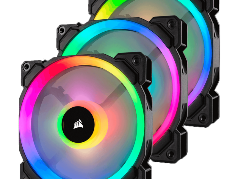 Corsair LL120 RGB 120mm Dual Light Loop RGB LED PWM Fan (Triple Pack)