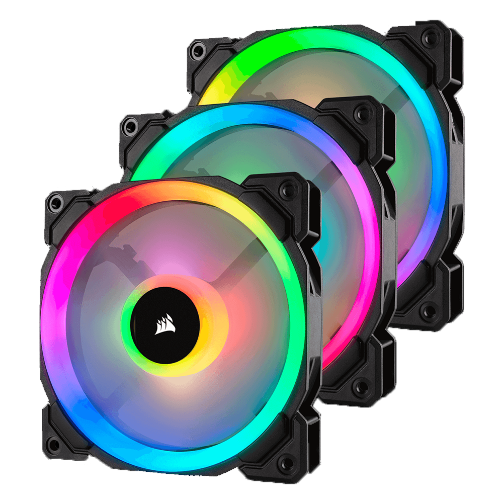 Corsair LL120 RGB 120mm Dual Light Loop RGB LED PWM Fan (Triple Pack)