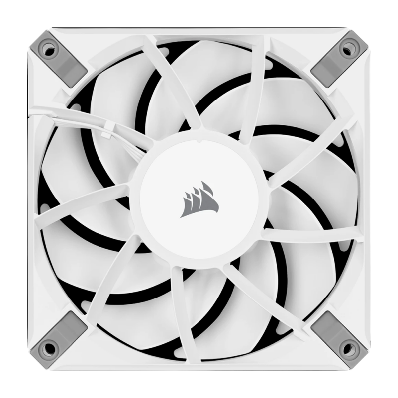 Corsair iCUE H100i RGB ELITE Liquid CPU Cooler - White - Image 2