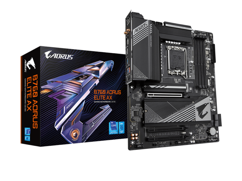 Gigabyte B760 AORUS Elite AX (rev. 1.0), DDR5, LGA1700, Motherboard