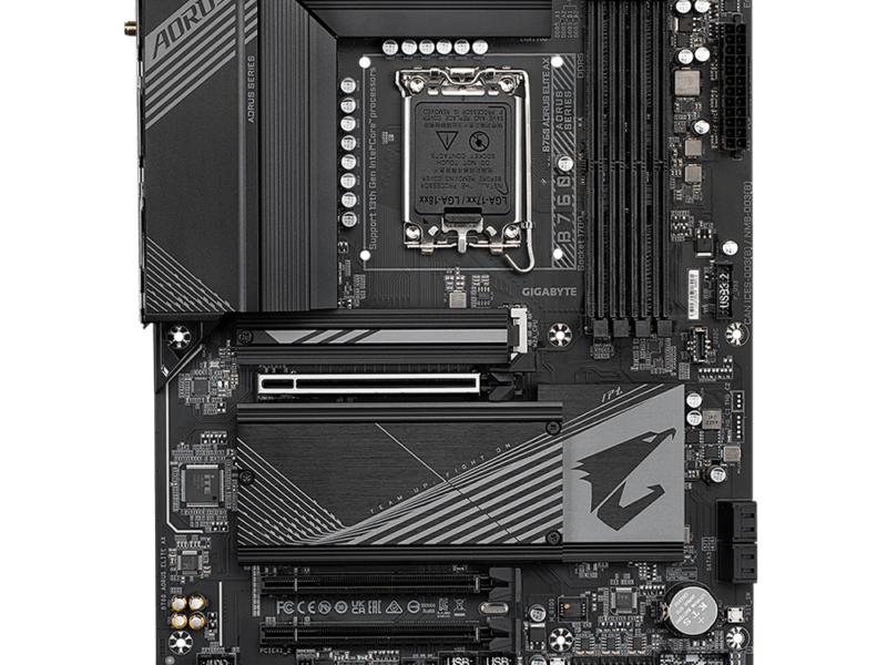 Gigabyte B760 AORUS Elite AX (rev. 1.0), DDR5, LGA1700, Motherboard - image 2