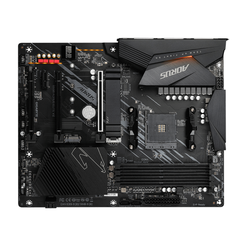Gigabyte B550-AORUS Elite V2 (rev. 1.0), DDR4, AMD AM4, Motherboard