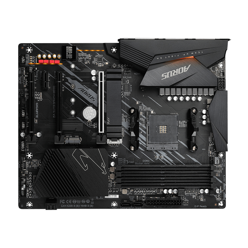 Gigabyte B550-AORUS Elite V2 (rev. 1.0), DDR4, AMD AM4, Motherboard