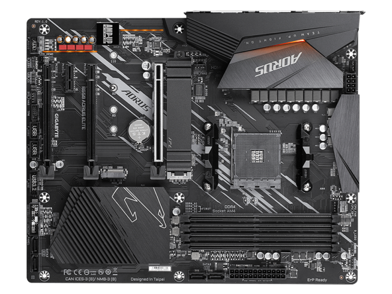 Gigabyte B550-AORUS Elite (rev. 1.0), DDR4, AMD AM4, Motherboard