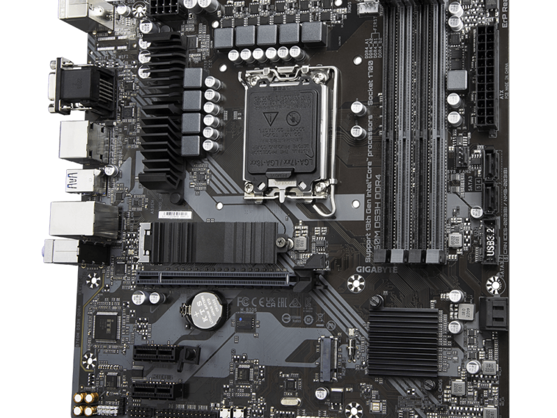 Gigabyte B760M-DS3H, DDR4, LGA1700 Motherboard - image 3