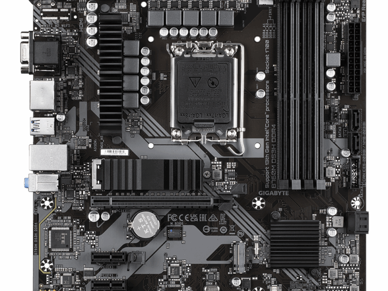 Gigabyte B760M-DS3H, DDR4, LGA1700 Motherboard - image 4