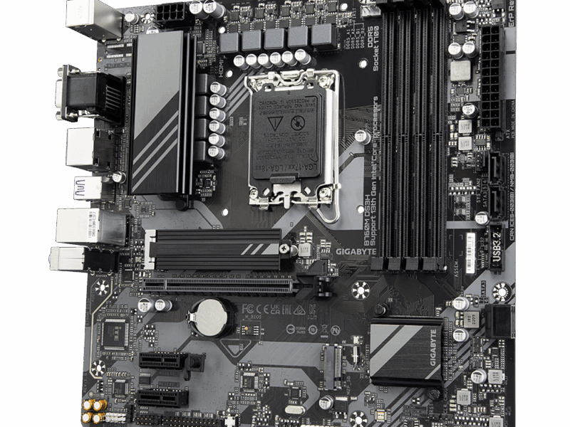Gigabyte B760M-DS3H, DDR5, LGA1700 Motherboard - image 3