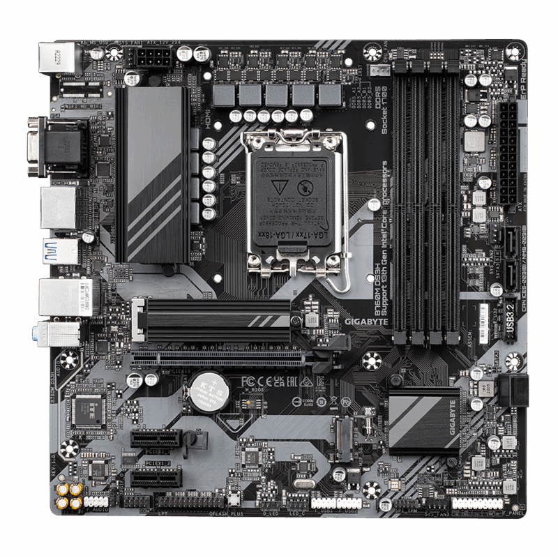 Gigabyte B760M-DS3H, DDR5, LGA1700 Motherboard - Image 4