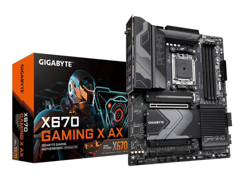 Gigabyte X670 Gaming X AX, DDR5, AMD AM5, Motherboard