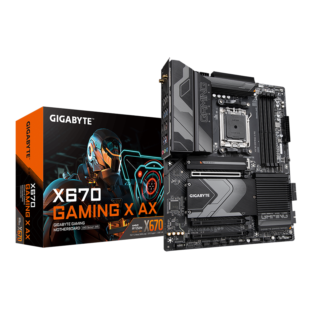 Gigabyte X670 Gaming X AX, DDR5, AMD AM5, Motherboard
