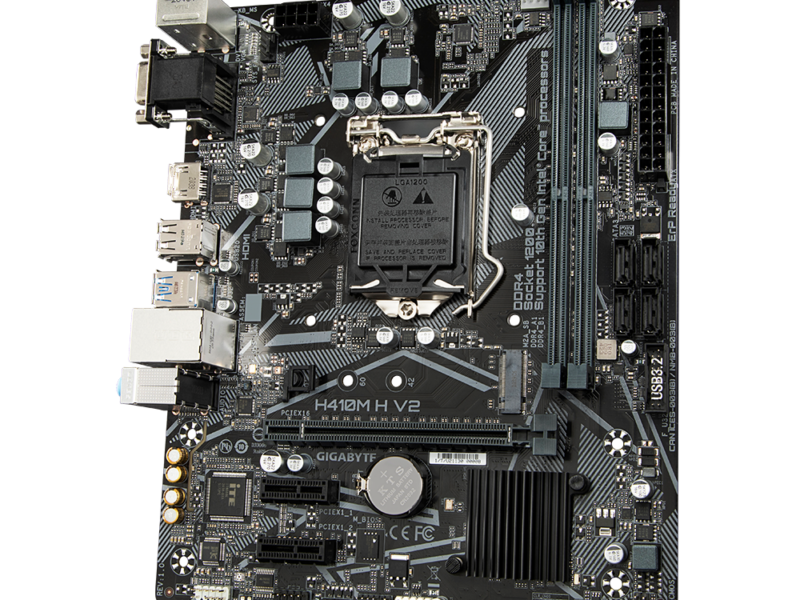 Gigabyte H410M H V2 (rev. 1.0), DDR4, LGA1200 Motherboard - image 4