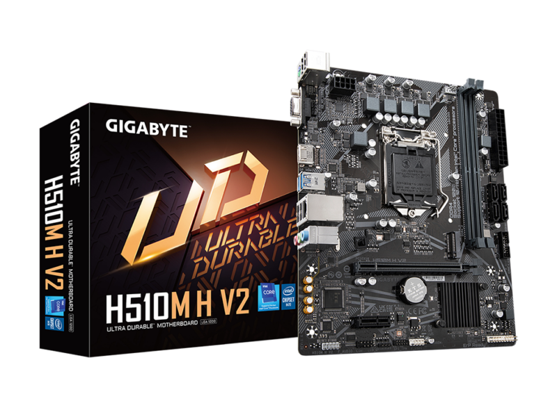 Gigabyte H510M H V2 (rev. 1.0), DDR4, LGA1200 Motherboard