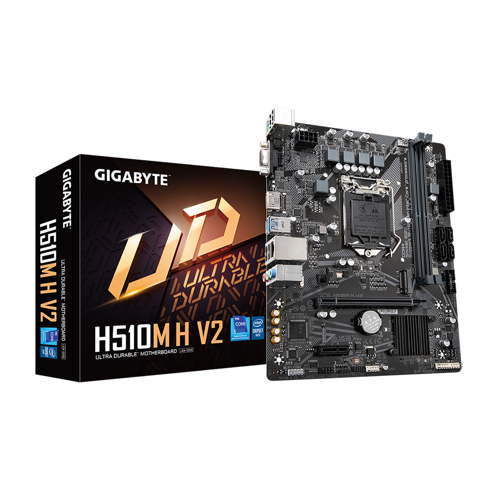 Gigabyte H510M H V2 (rev. 1.0), DDR4, LGA1200 Motherboard