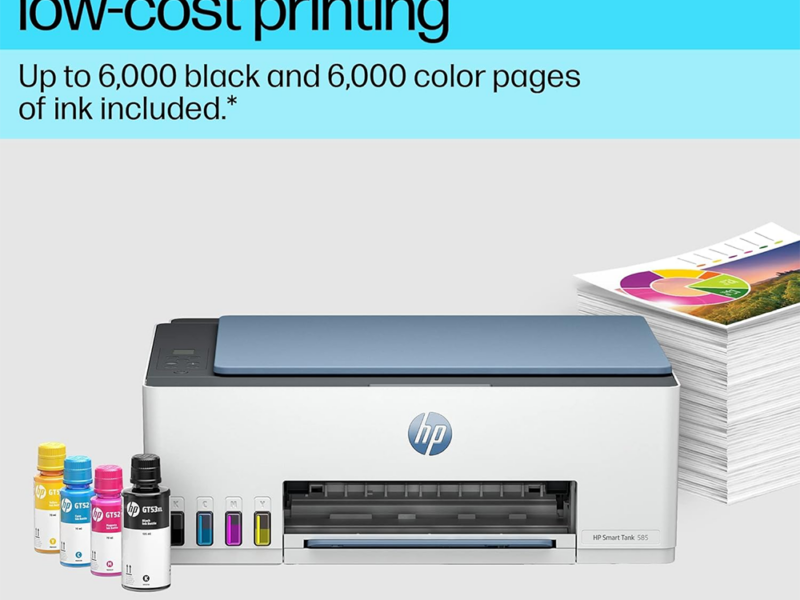HP Smart Tank 585 WiFi AIO Printer (Ch) - image 3