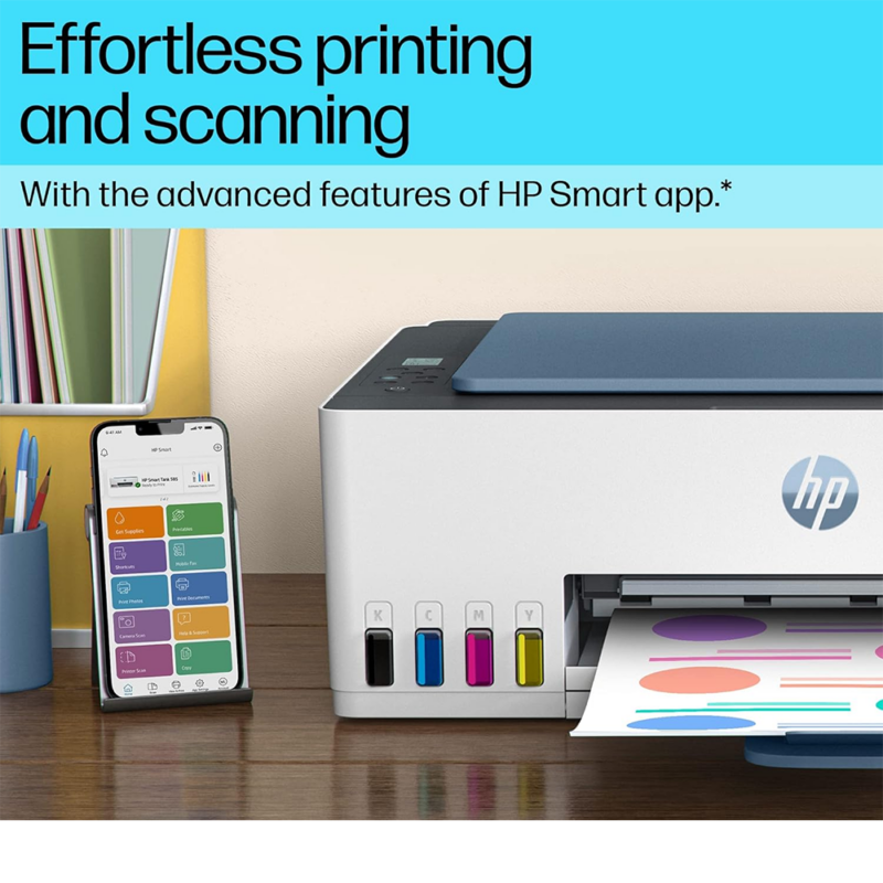 HP Smart Tank 585 WiFi AIO Printer - Image 4